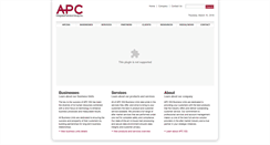 Desktop Screenshot of apcisg.com