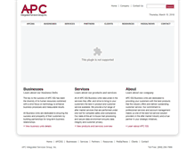 Tablet Screenshot of apcisg.com